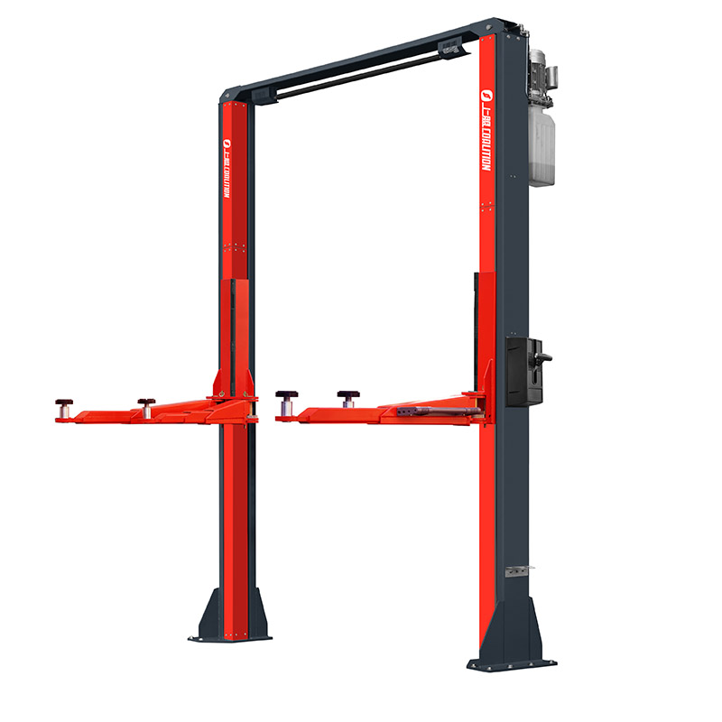 EC450 45-degree AngleAsymmetric Floor PlateTwo Post Lift