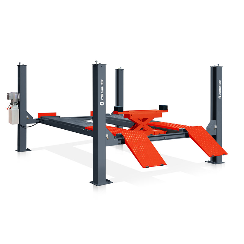H4 Four post car lift for wheel alignment machine